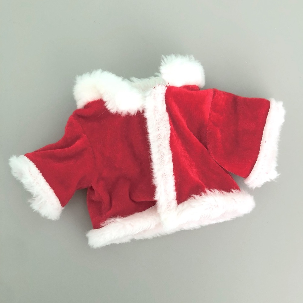 Webkinz Santa Shirt Plush Costume Fits Dogs & Cats